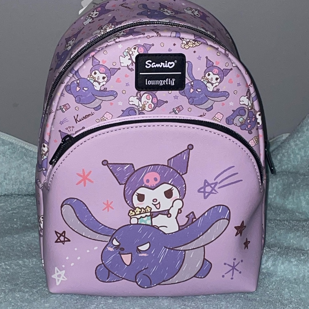 Loungefly Kuromi Baku  Mini Backpack